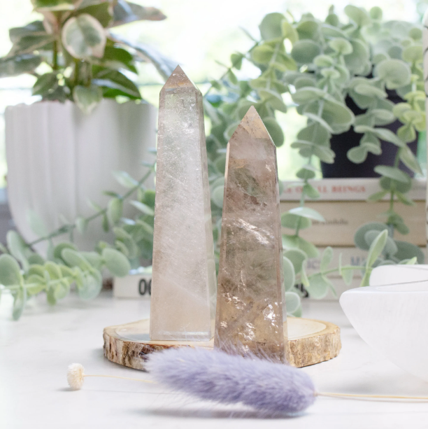 Smoky Quartz Obelisk Tower