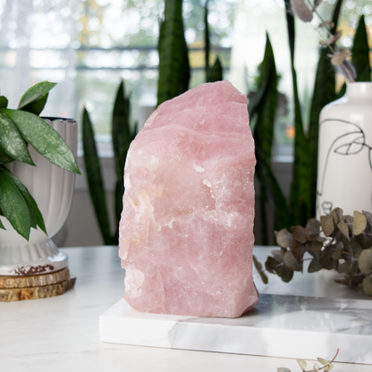 XXL Rose Quartz Rough Boulder